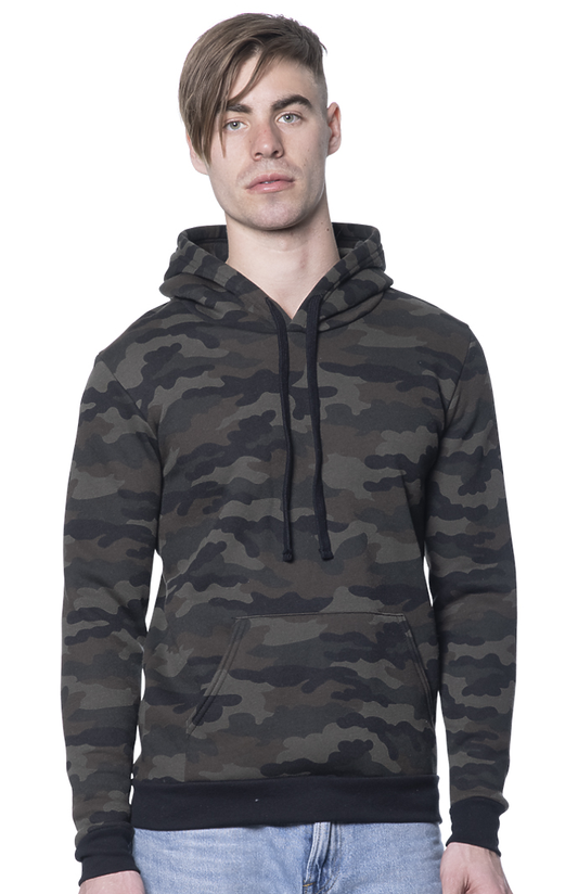 UNISEX FLEECE PULLOVER HOODIE (NO LOGO) - CAMO