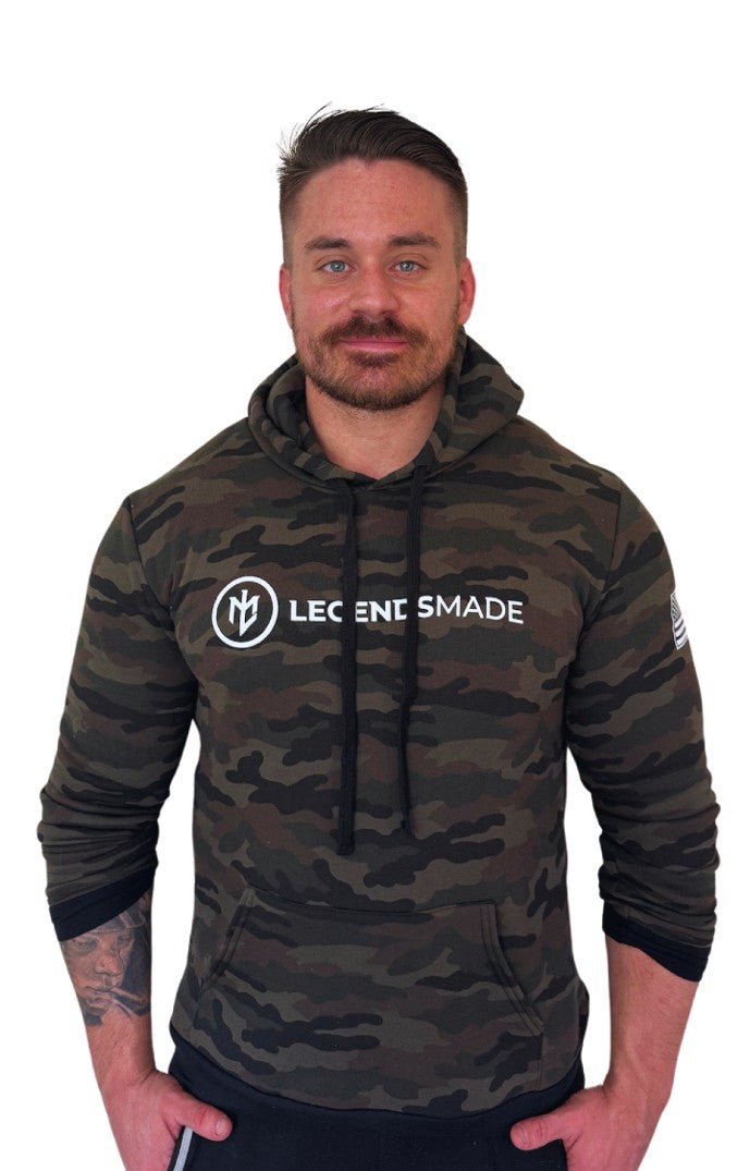 UNISEX FLEECE PULLOVER HOODIE - CAMO