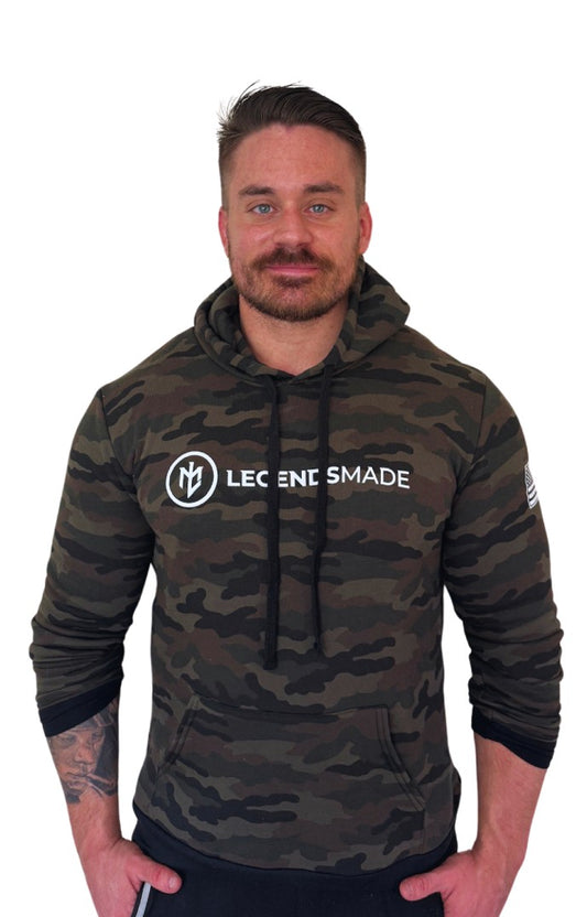 UNISEX FLEECE PULLOVER HOODIE - CAMO